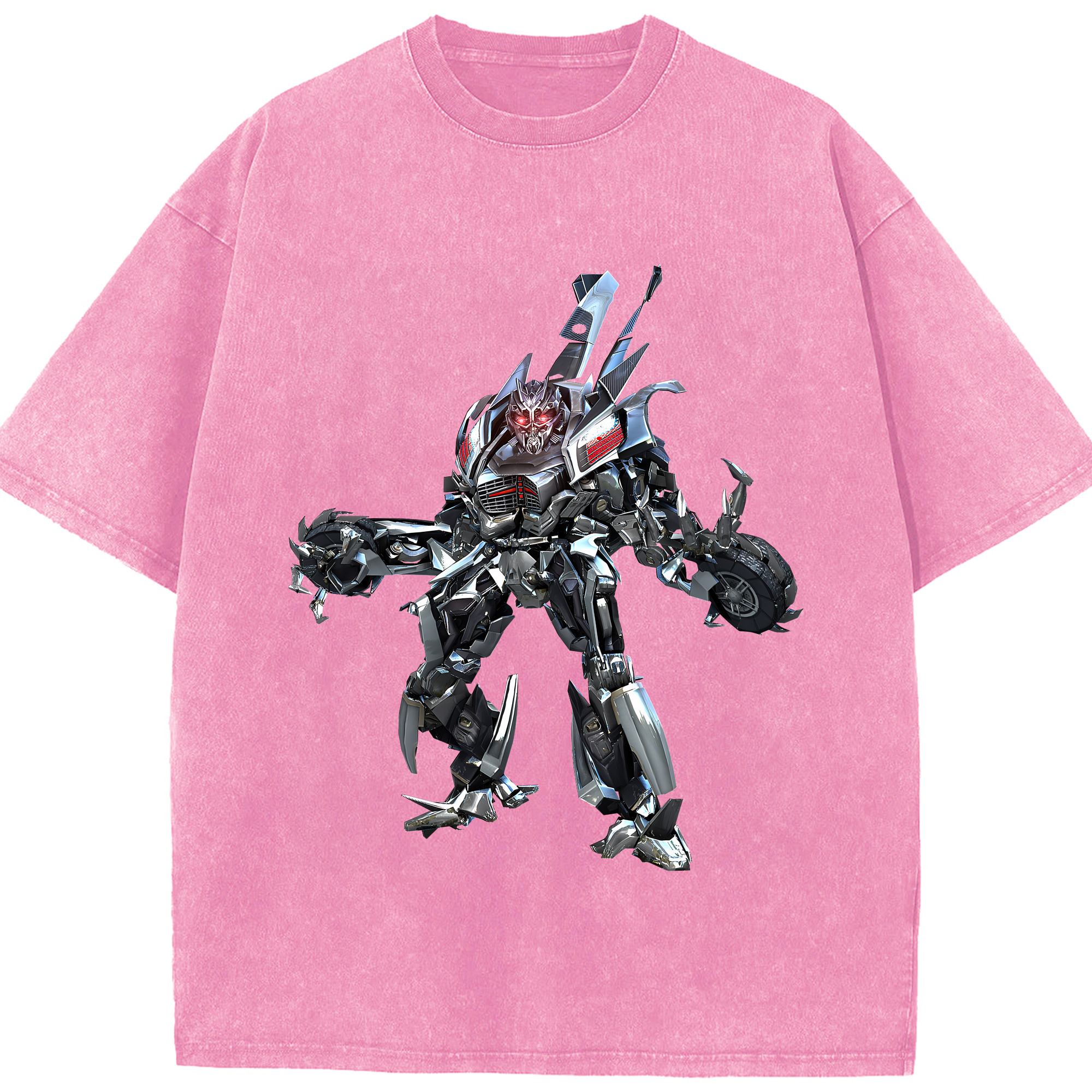 （画像用） Transformers トランスフォーマー 綿100% ヴィンテージ風 半袖Tシャツ（フロントプリント）